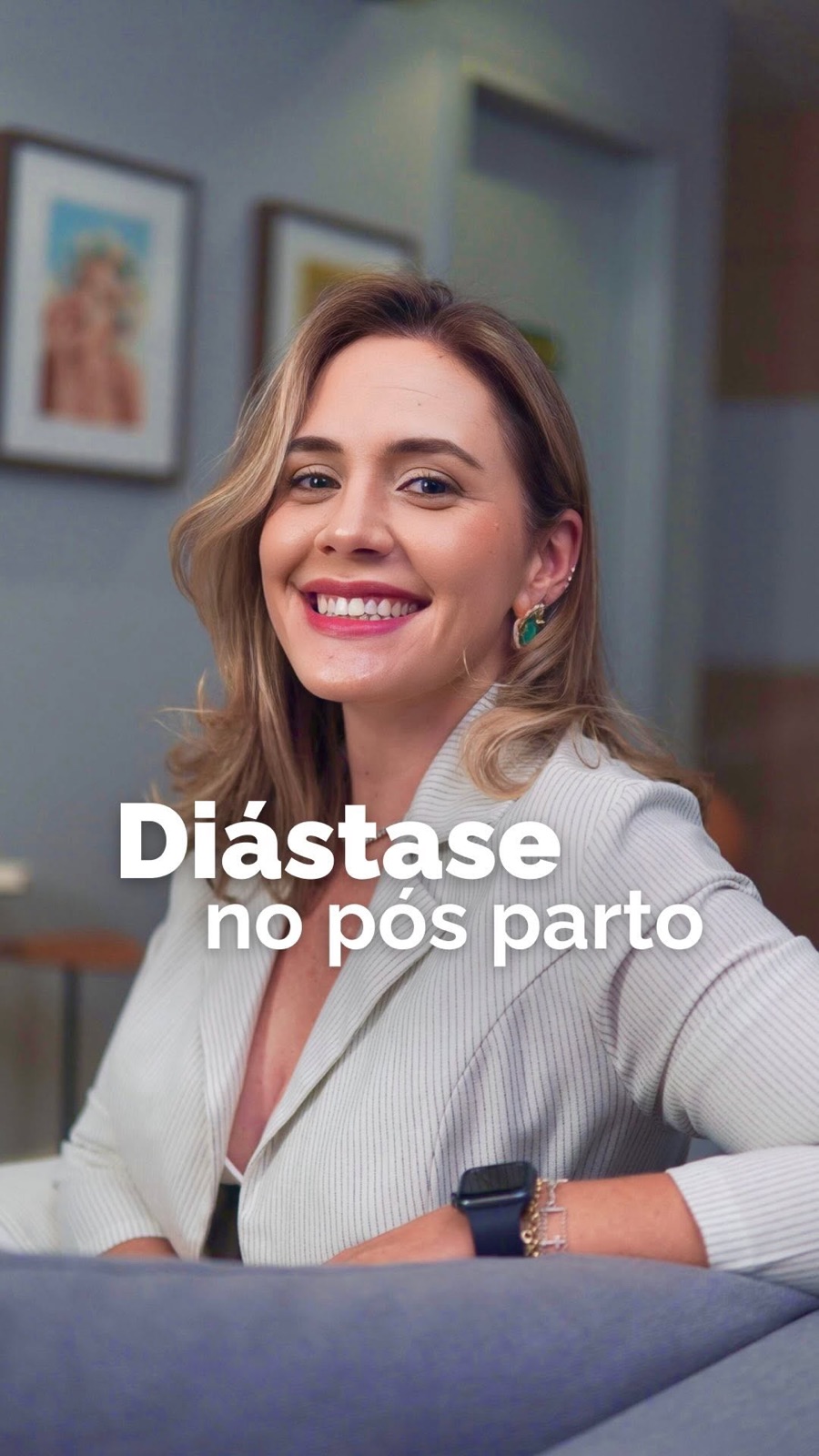 Post do Instagram: diástase no pós-parto